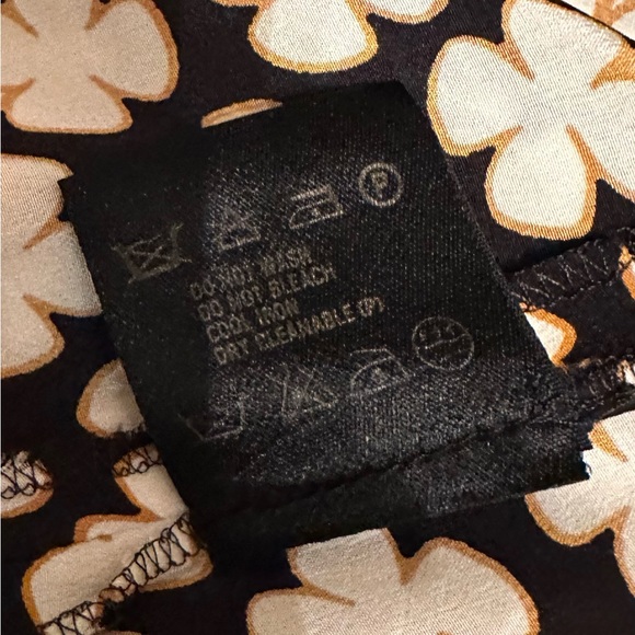 Vintage Beautiful Escada Black/White/Tan Dress by Margaretha Ley - Picture 9 of 11